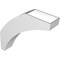 Ekena Millwork 6-in. W x 26-in. D x 26-in. H Thorton Architectural Grade PVC Knee Brace BRCP06X26X26THR - alternate 2